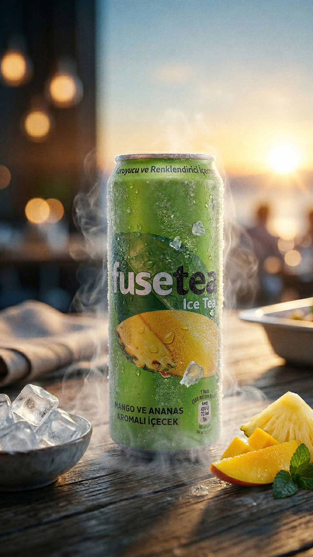 Fusetea Mango Ananas Ice Tea Kutu 330 ml